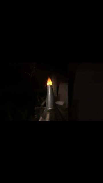 A Hydrogen Torch using Water, Lye and Aluminum