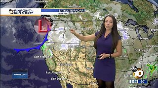 10News Pinpoint Weather with Meteorologist Angelica Campos