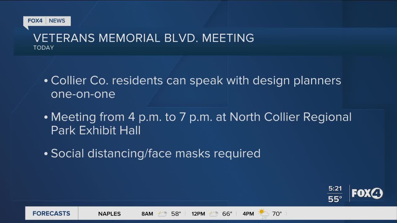 Design plan meeting for Veterans Memorial Blvd.