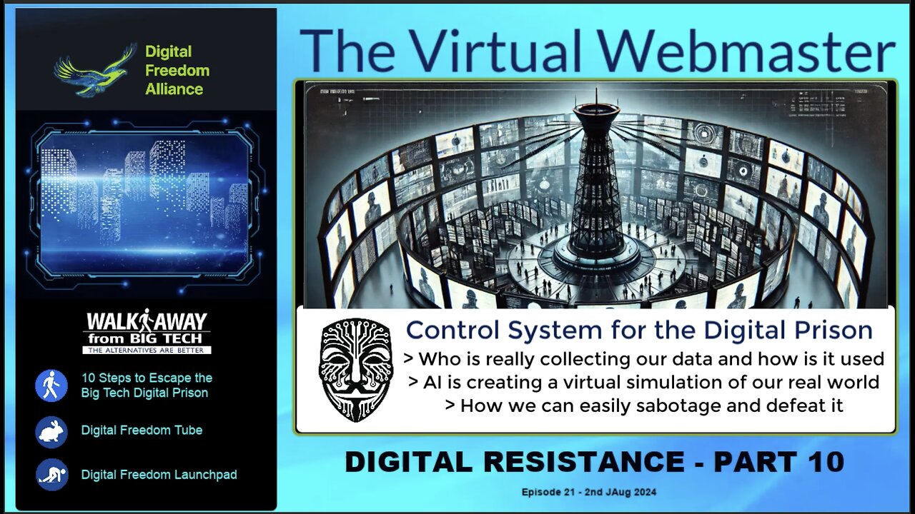 Control System for the Digital Prison - AI is creating a virtual simulation of our real world