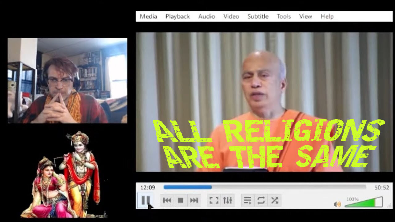 95 Swami Tyagananda 2nd REACTION VIDEO. Are all religions the same? One unified religion!