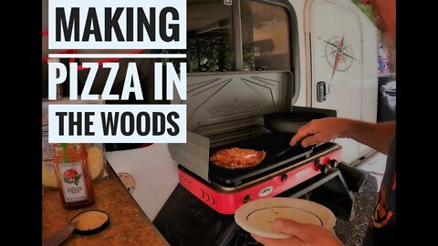 Cooking Pizza in the woods. (Diabetic friendly)