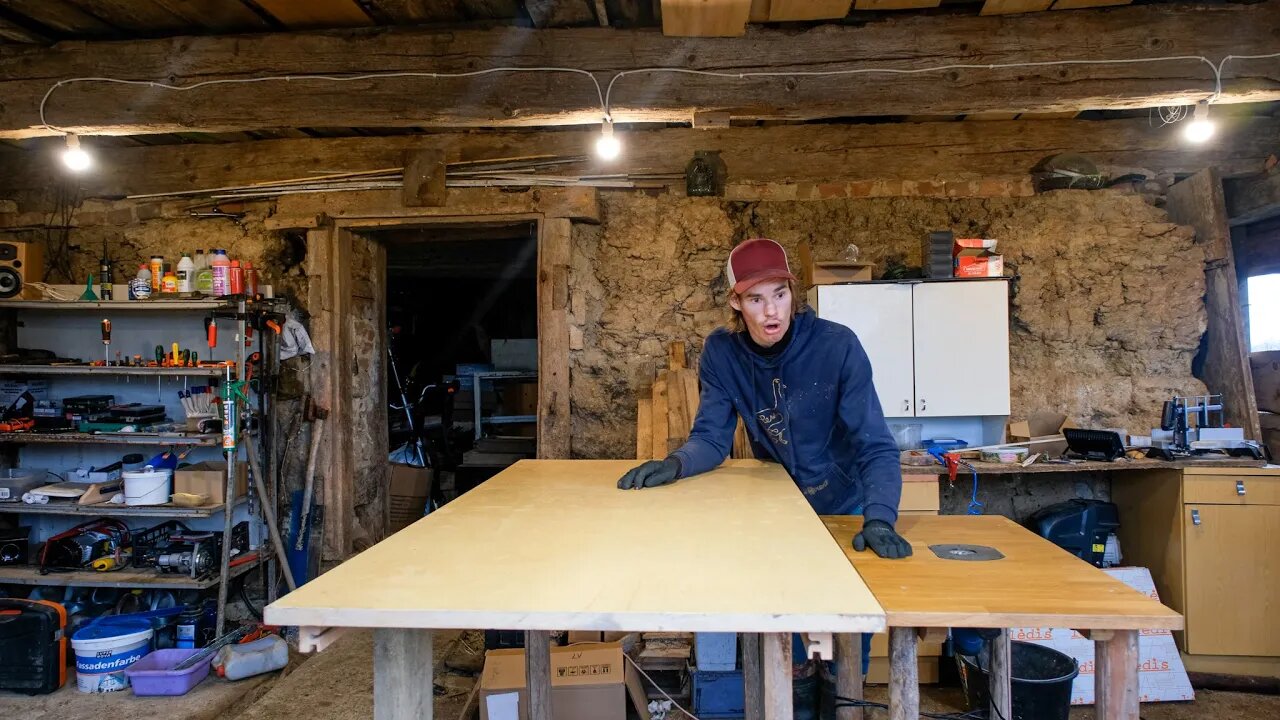 Finally Building a WORKSHOP in our OLD Barn