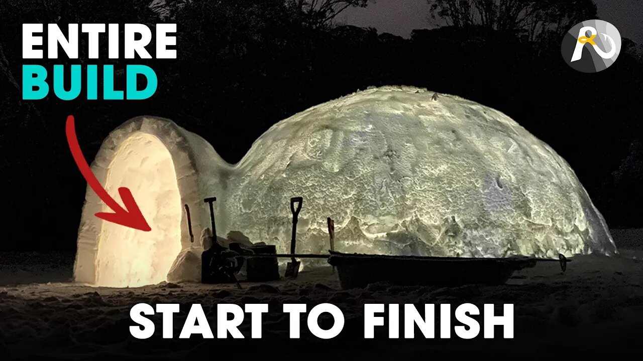 [ FULL BUILD ] We Built An IGLOO In AUSTRALIA?! 1-HOUR RAW FOOTAGE