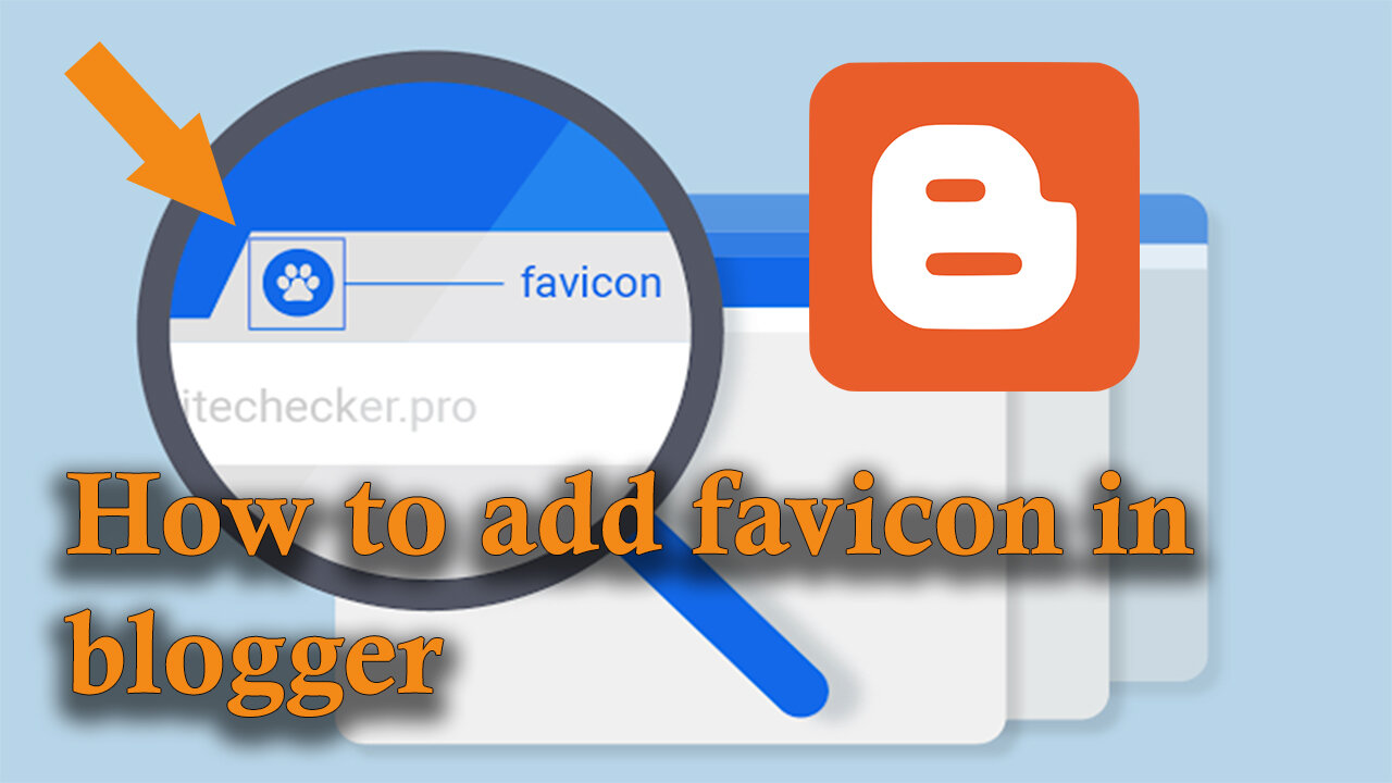 How to add favicon in blogger