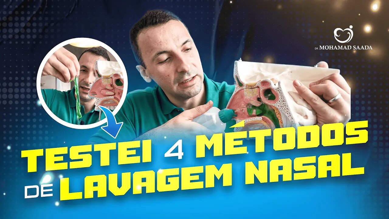 TESTEI OS 4 MÉTODOS MAIS CONHECIDOS DE LAVAGEM NASAL. QUAL O MELHOR?