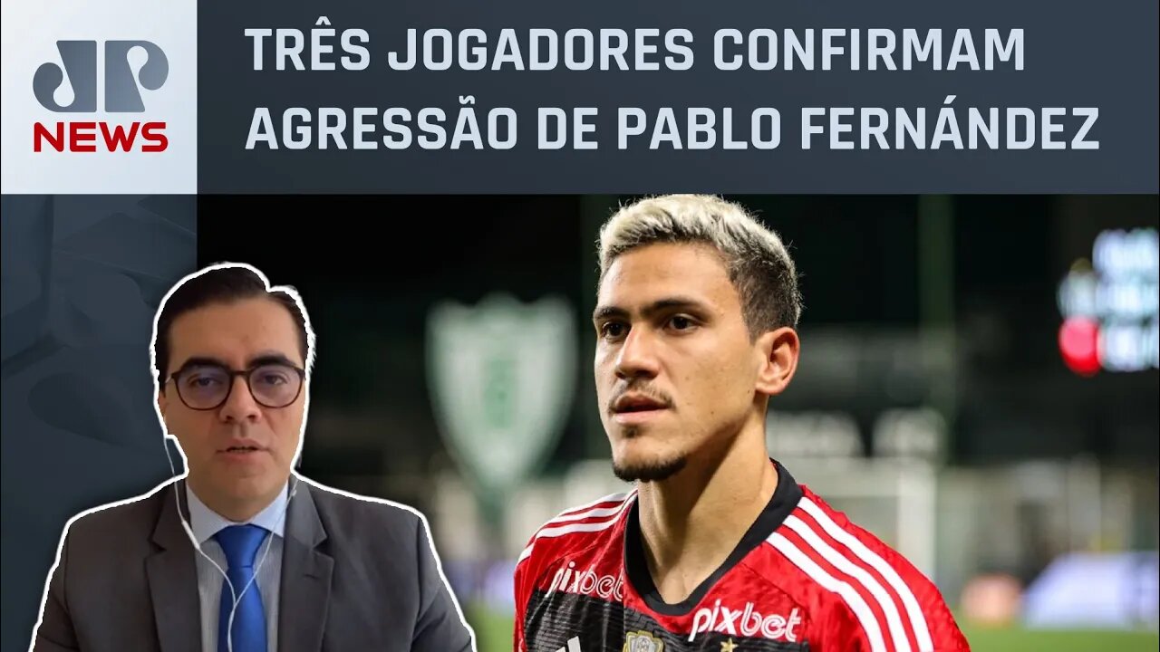 Preparador físico do Flamengo é acusado de agredir atacante Pedro com soco na boca; Vilela comenta