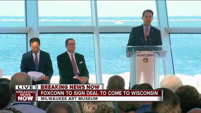 Foxconn technology impresses Governor Walker