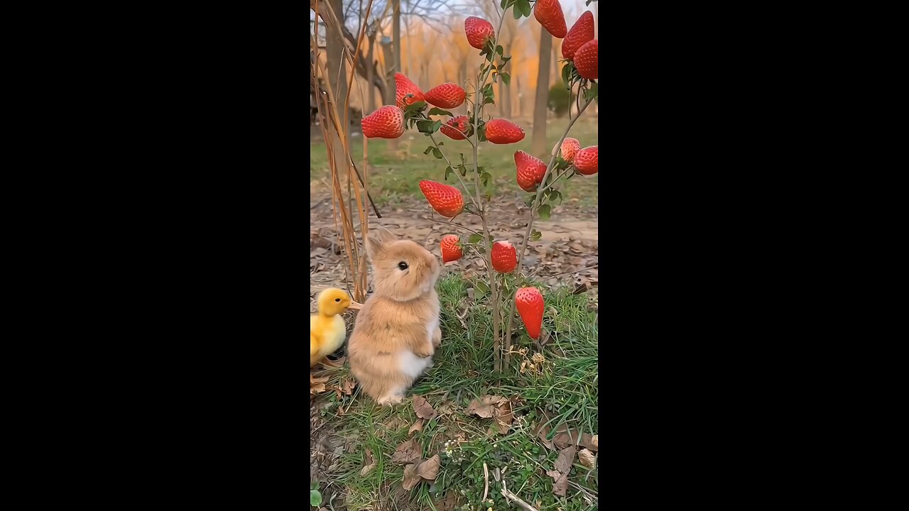 Cute animals eating