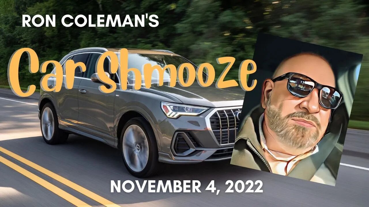 Car Shmooze, November '22 : Twitter, Elon and... CatTurd?