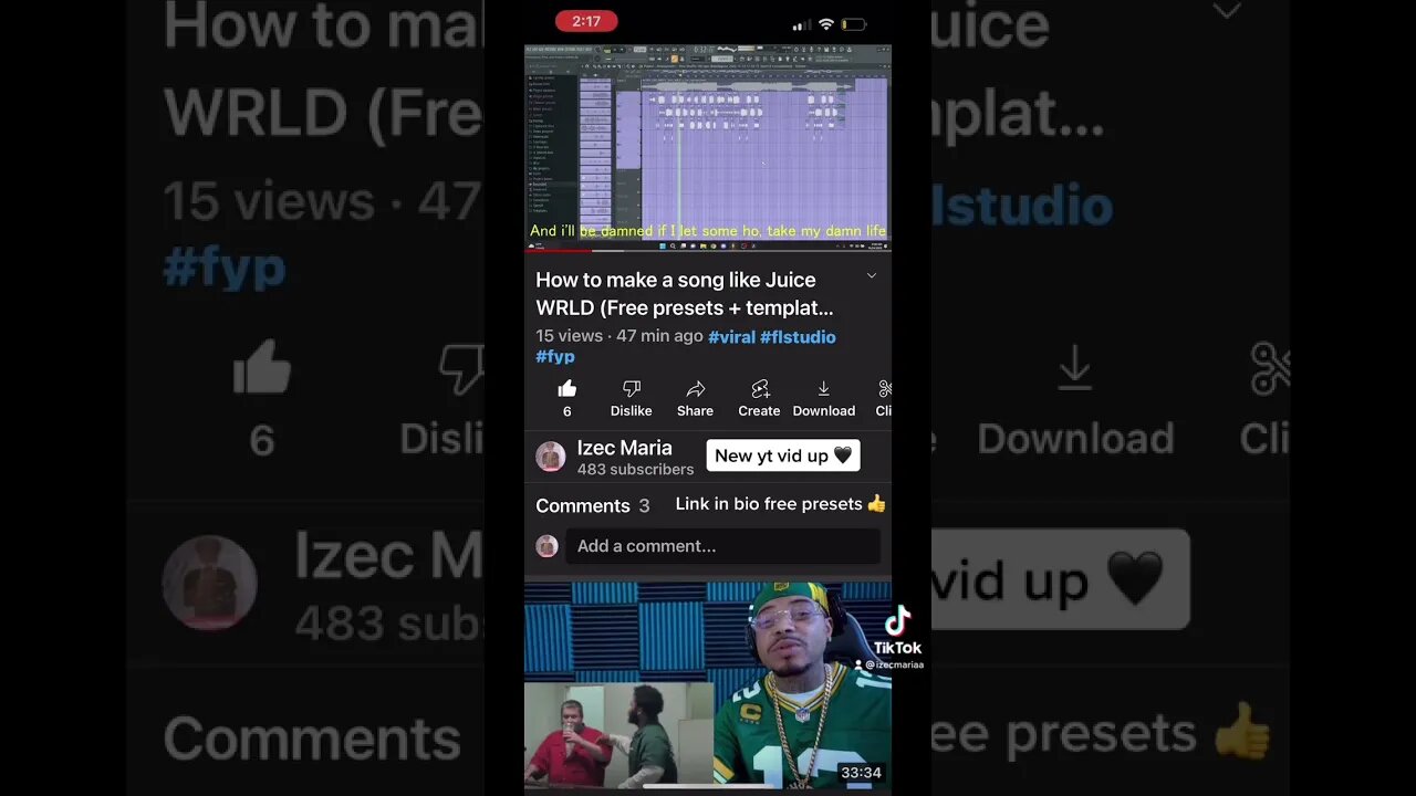 Making a song like Juice WRLD #juicewrld #juicewrld999 #juicewrldedit #izecmaria #999 #shorts