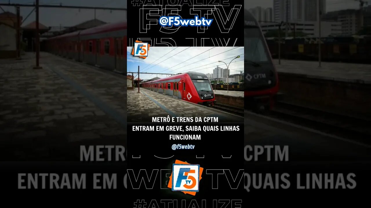 METRÔ E CPTM ENTRAM EM GREVE CONTRA A PRIVATIZAÇÃO