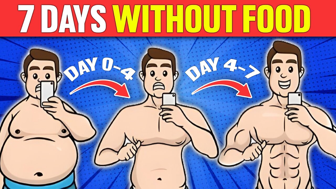 7 Days Without Food: 😱 Shocking Results! #FastingChallenge #HealthExperiment #7DayFast