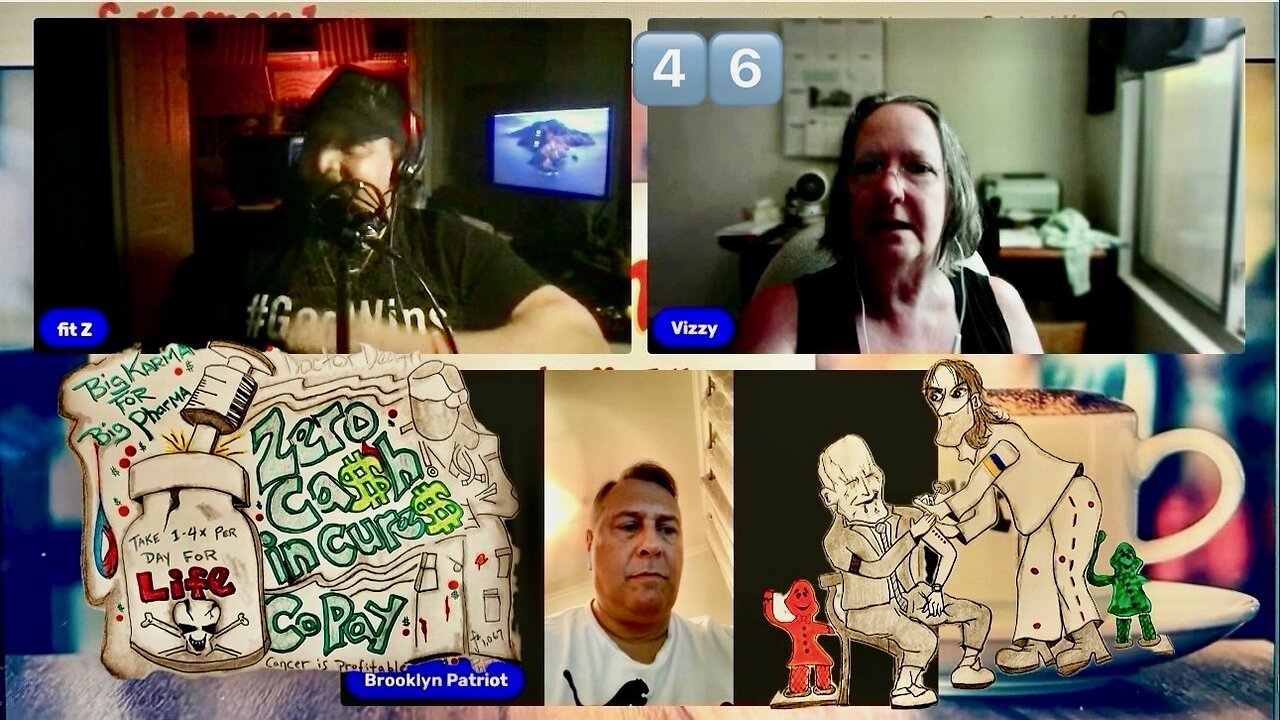 WITH AWE EP 46 with host F.Ziamond and Brooklyn Patriot Featuring self healing Cancer survivor AND PHP’s own Vizzy!