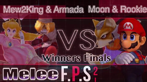 [A]rmada & MVG Fox|Mew2King vs MSF|The Moon & A Rookie - Melee Doubles Winners Finals - FPS