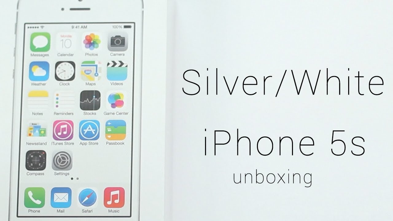 White iPhone 5s Unboxing, Hands On