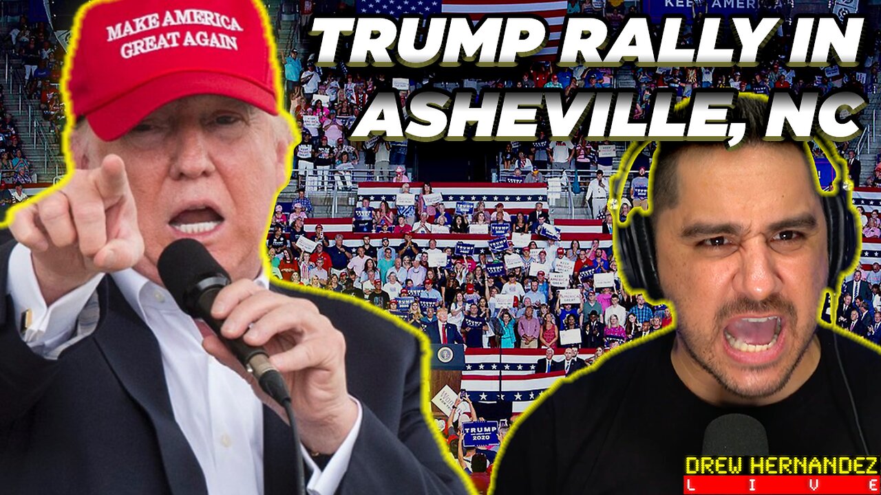 WATCH PARTY: TRUMP RALLY ASHEVILLE NC