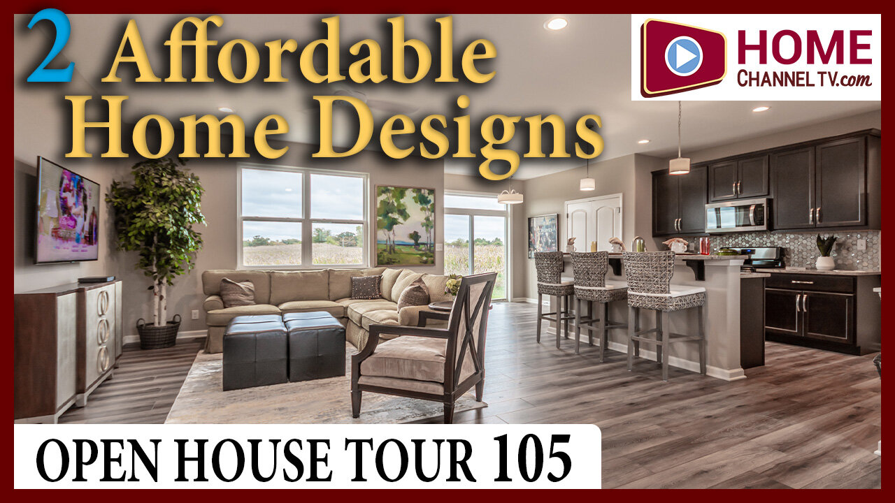 Open House Tour (105) - Touring 2 New Model Homes at a KLM Builders Community in Harvard IL