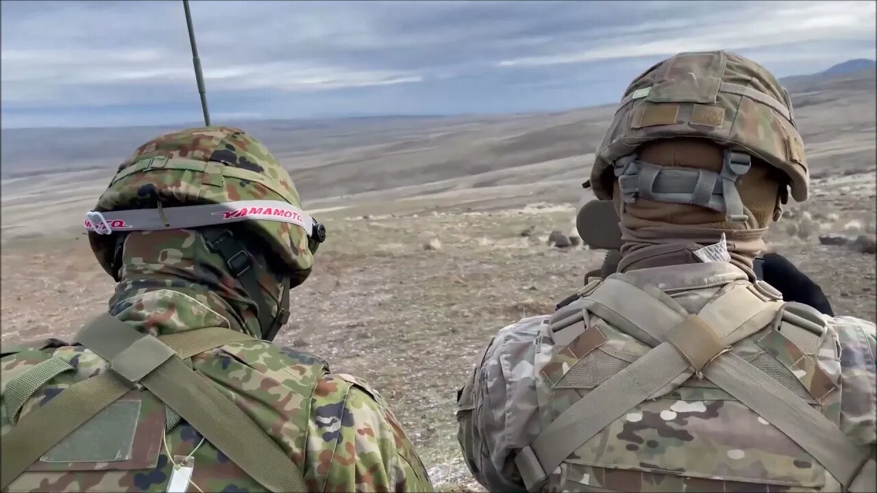 Joint U.S. and JGSDF Forward Observer Training - Rising Thunder 21