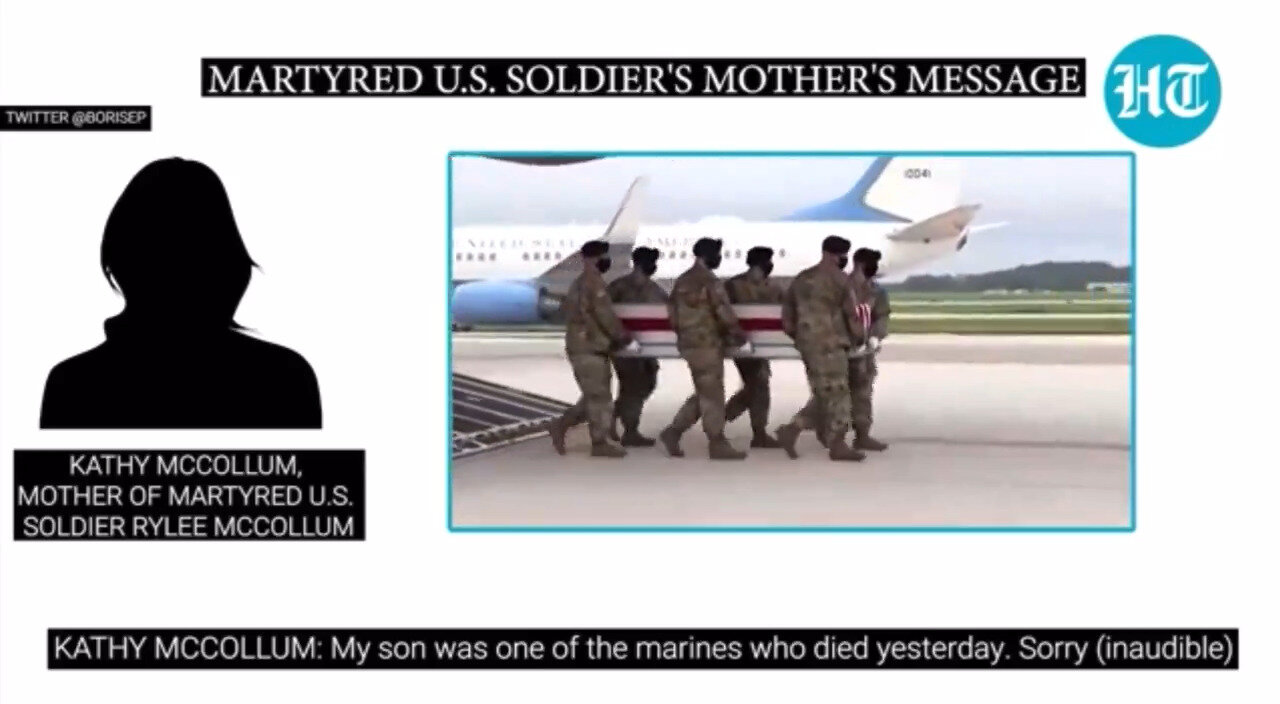 Mother Of One Of The Marines Killed During Biden's Disastrous Withdrawal From Afghanistan