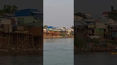 $8 River Cruise Phnom Penh Cambodia 🇰🇭 #shorts #phnompenh #mekong #expat