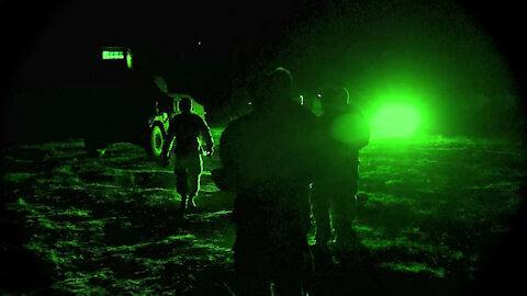 Charlie Company “Fighting Aces” conduct a platoon live-fire exercise at night at DPTA