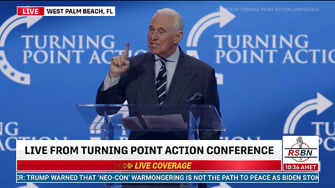 Roger Stone’s Historic Remarks at Turning Point Action Convention 2023