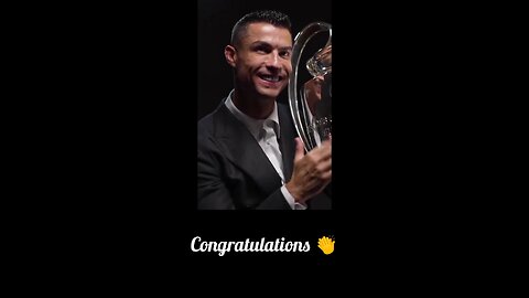Ronaldo Winning Award 👏 #cristano #Ronaldo