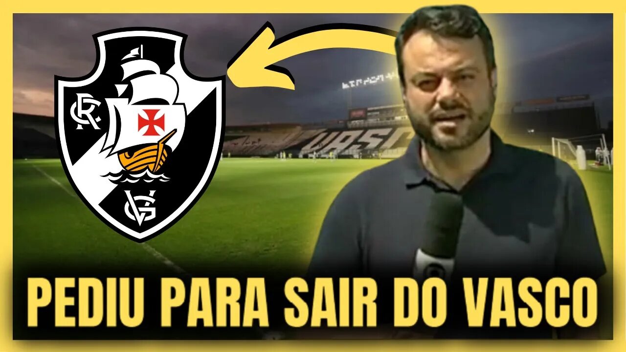 🚨💥SAIU AGORA🚨💥 NÃO QUER FICAR NOTICIA DO VASCO HOJE