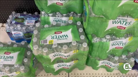 Giant Eagle shoppers react to spring water being pulled from shelves