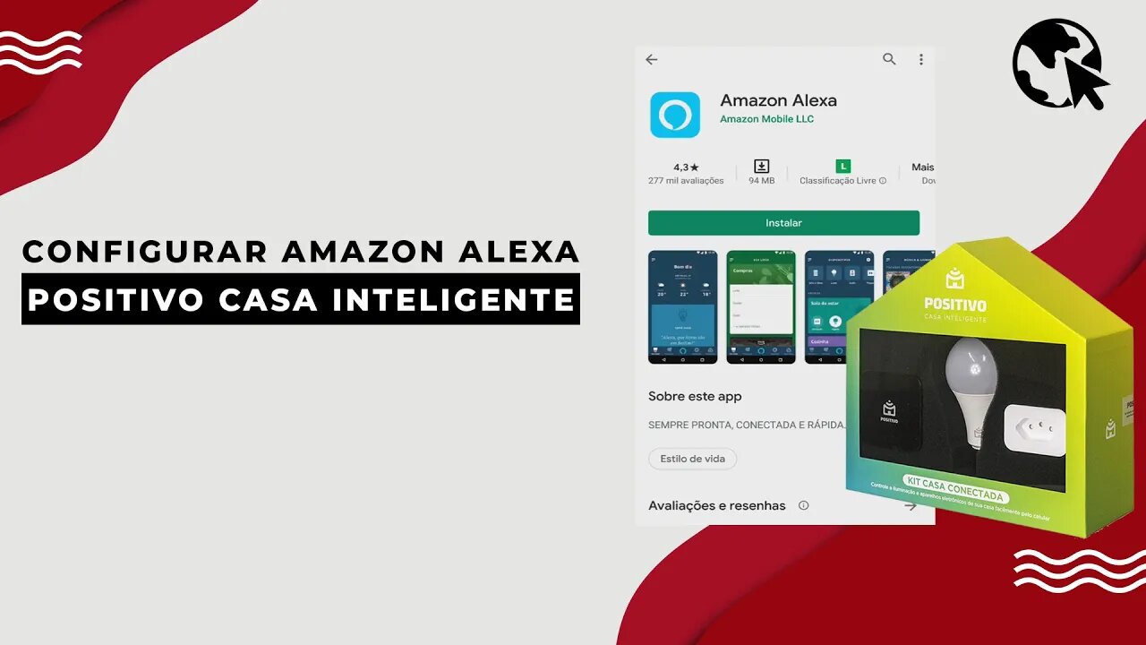 Como configurar App AMAZON ALEXA com POSITIVO Casa Inteligente