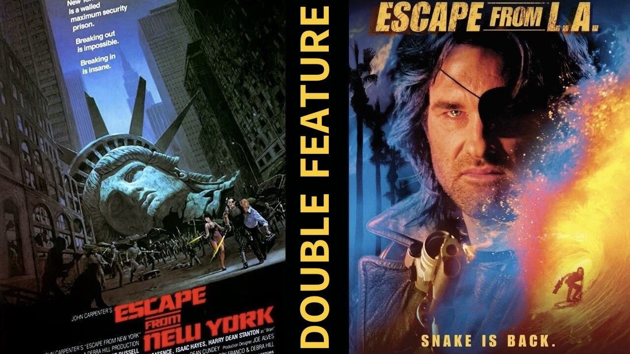 DOUBLE FEATURE: Escape From NY (1981) + Escape From LA (1996) [Full Movies] | Action/Sci-Fi | #MissedTimeline