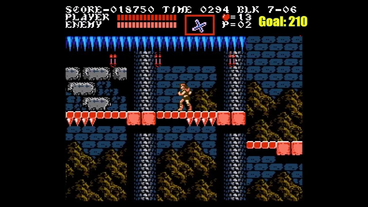 Castlevania 3(Japan) NES: Cliffside Entrance Perfect Speed Run