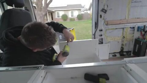 Ikea Cabinets In A Van Build?! | Ikea Cabinets Install | StephenShreds