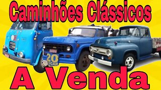 Ep.34 🚚 Caminhões Clássicos à Venda 📉 QRA Oliveira