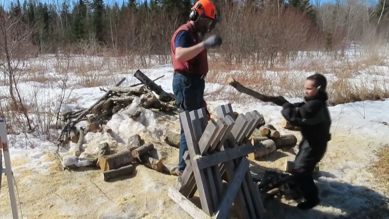 Off Grid Spring Firewood