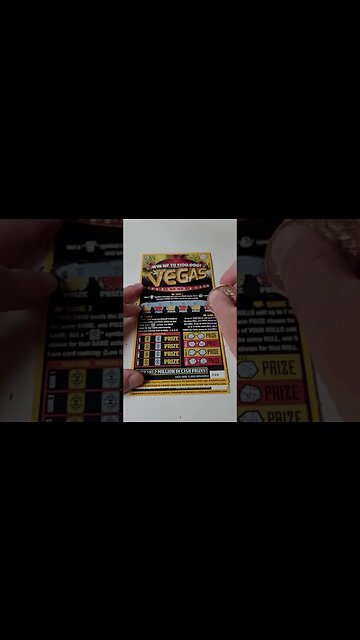 $100,000 Vegas Lottery Ticket TEST! #lottery