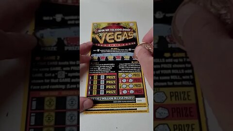 $100,000 Vegas Lottery Ticket TEST! #lottery