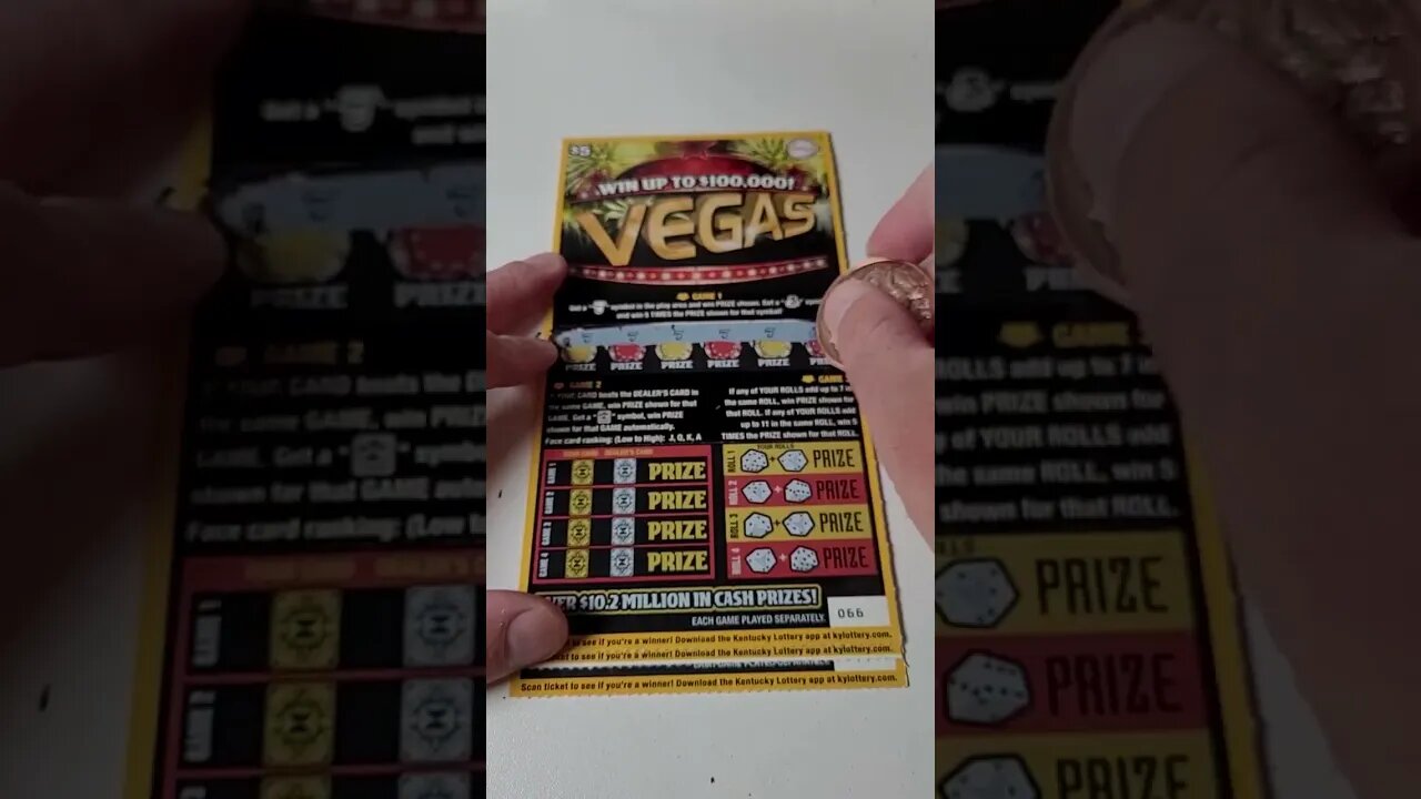 $100,000 Vegas Lottery Ticket TEST! #lottery