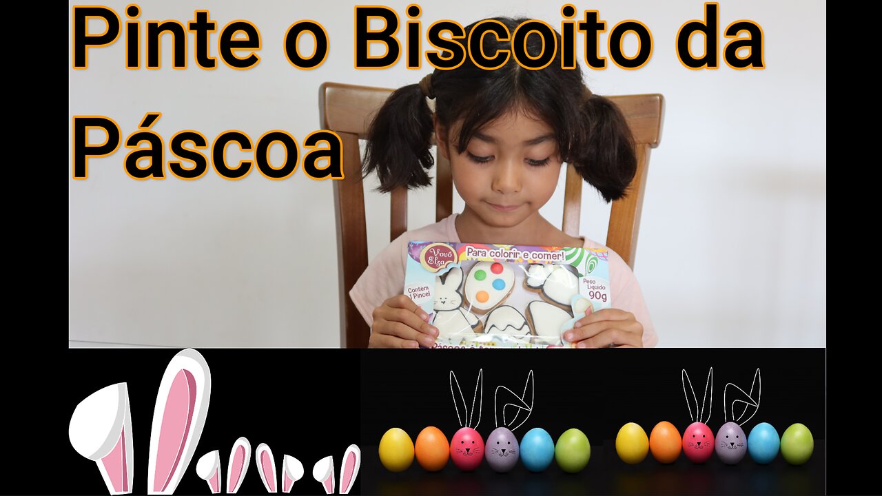 PINTE O BISCOITO DA PÁSCOA COM 3 CORES E SEJA CRIATIVO #biscoitosdecorados #colorindocom3cores