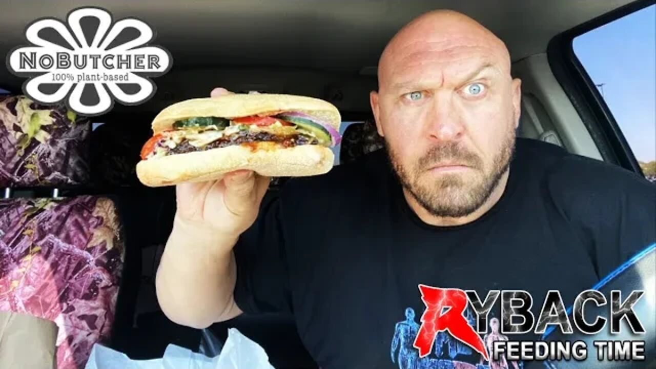 No Butcher No Rib BBQ Rib Sandwich Review Ryback Feeding Time