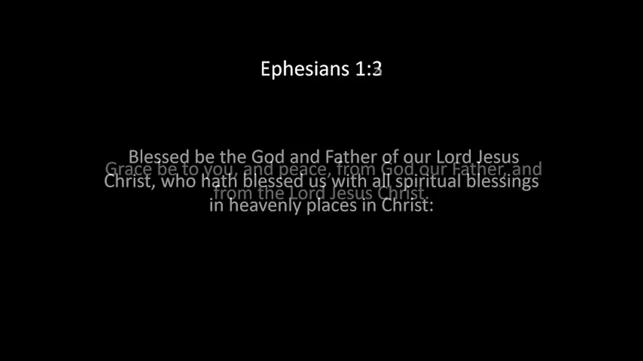 Ephesians Chapter 1