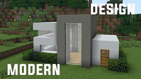 Amazing modern house design (minecraft tutorial)