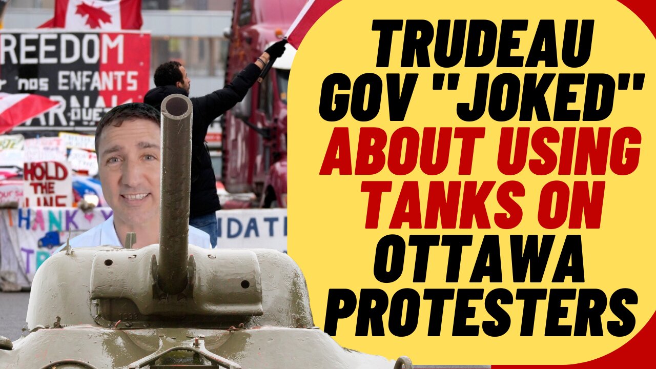 Trudeau Cabinet Texted About Using TANKS On Protesters