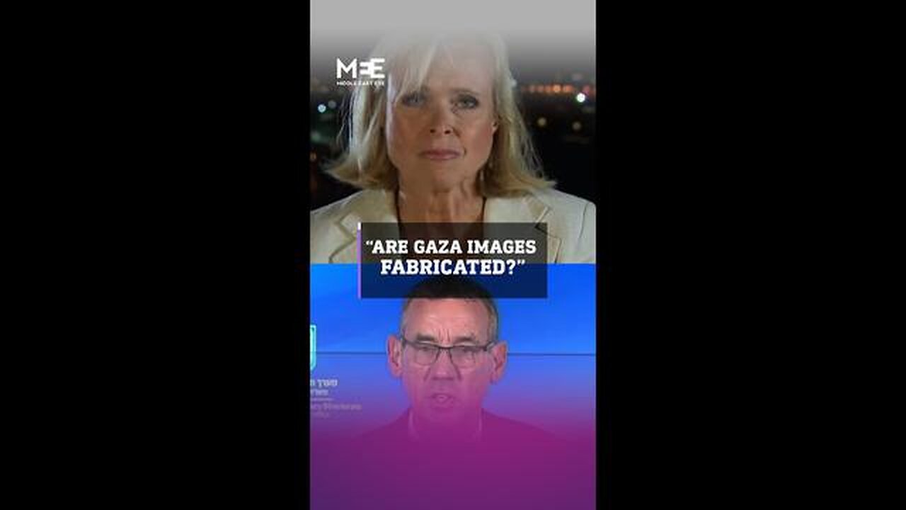 NEWS PRESENTER CHALLENGES ISRAELI GOVERNMENT'S ACCOUNT OF GAZA STRIKES ON CIVILIAN STRUCTURES