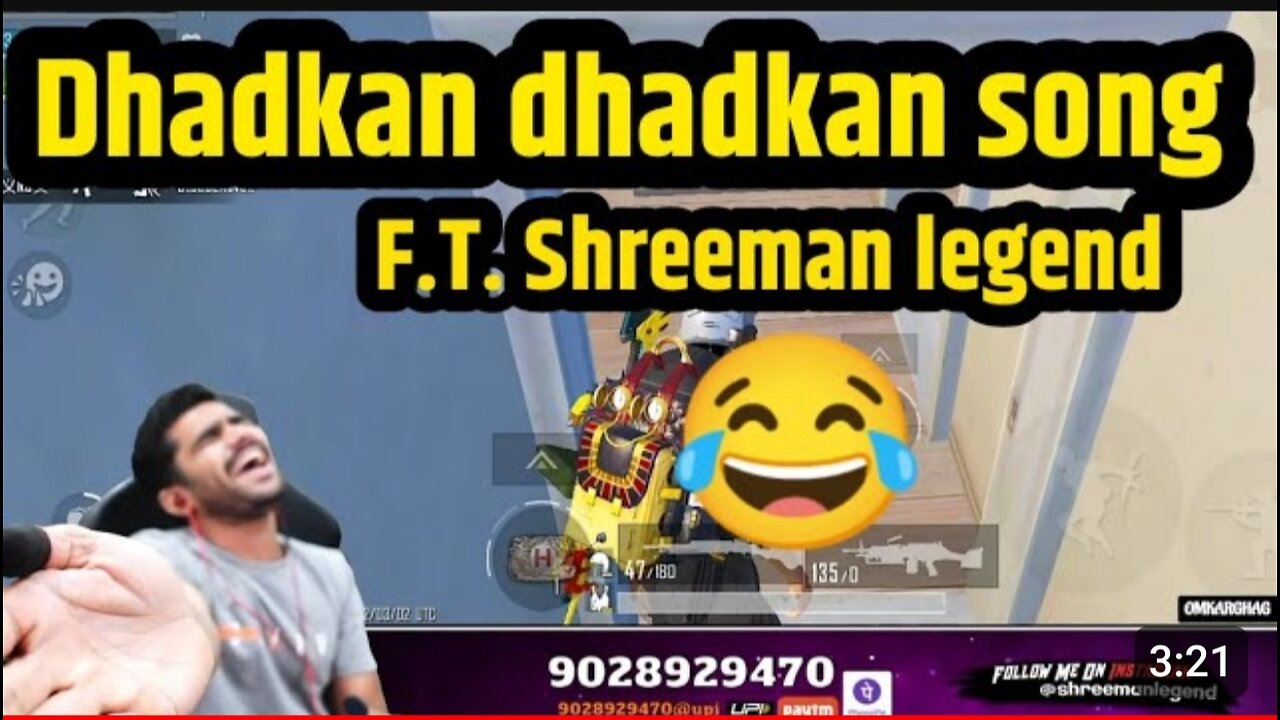 Dhadkan dhadkan song ft. Shreeman legend funny song🤣🤣