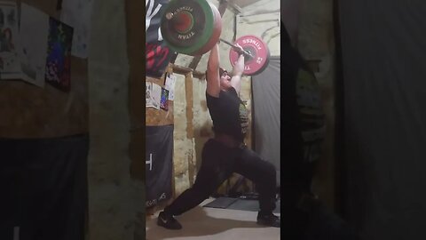 155 kg / 342 lb - Rack Jerk