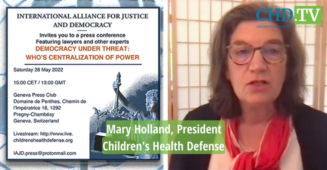 Mary Holland Addresses the WHO International Health Assembly