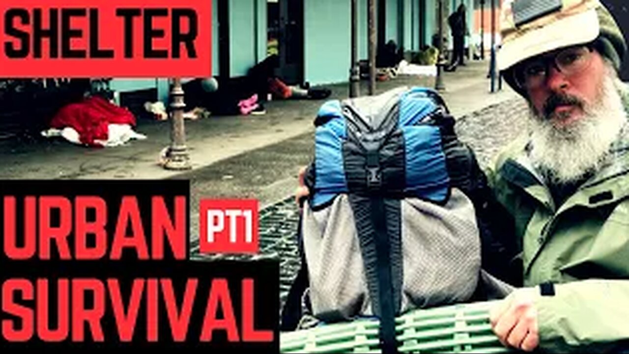 URBAN SURViVAL - Pt 1 SHELTER #survival #survivalgear #homelessness