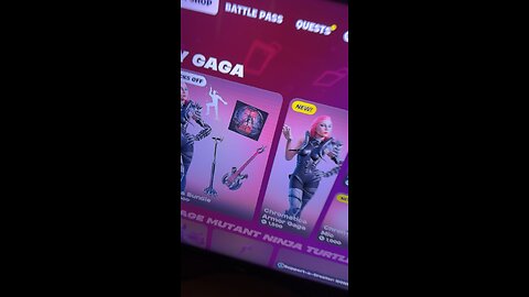 Yung Alone discovers Lady GaGa in fortnite item shop